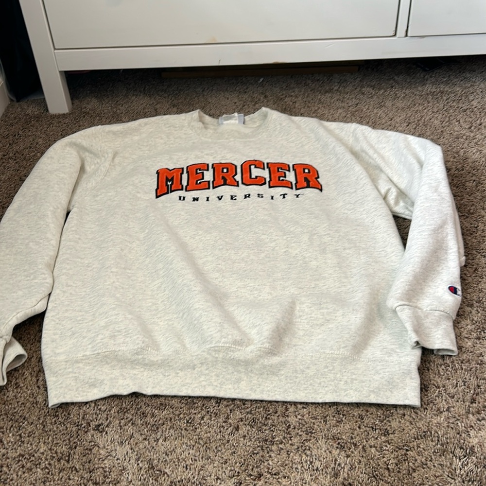 Mercer University Crewneck Champion , lightly used
